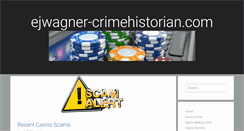 Desktop Screenshot of ejwagner-crimehistorian.com